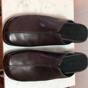 Clark’s Leather Clogs